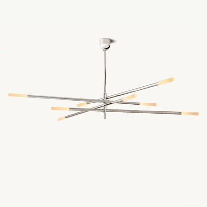 Rovelle Modern Spare Mobile Rod Chandelier 80"