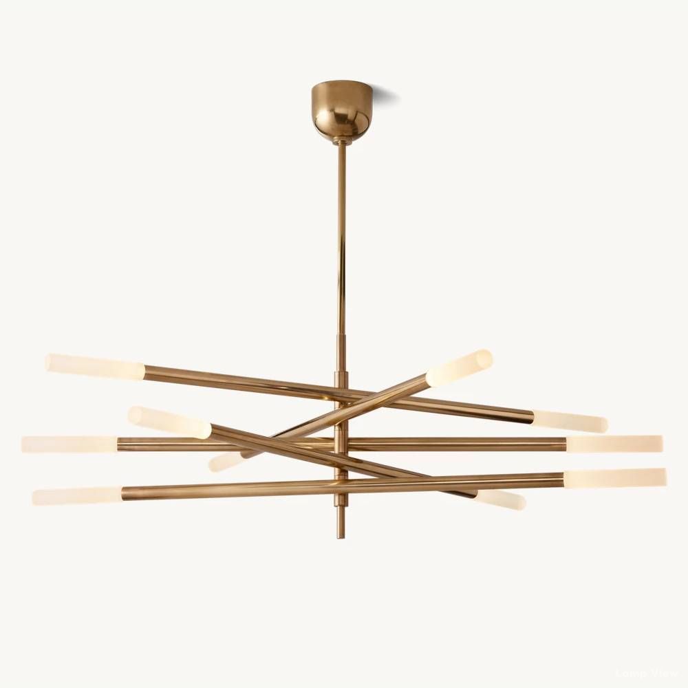 Rovelle Modern Spare Mobile Rod Chandelier