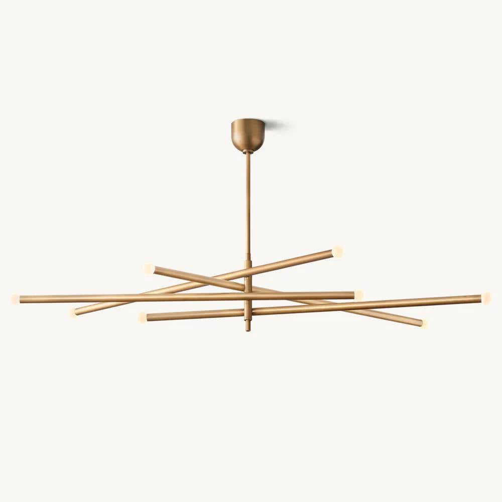 Rousselin Mobile Orb Chandelier 68"