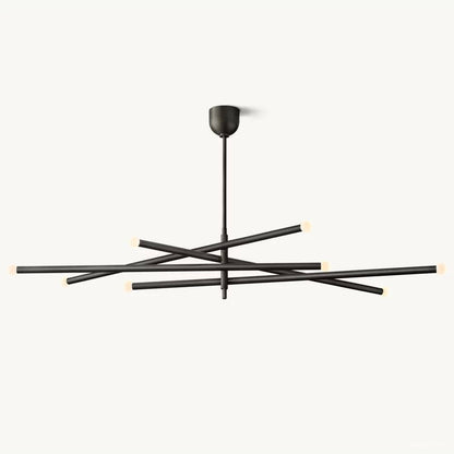 Rovelle Modern Spare Mobile Orb Chandelier 53"