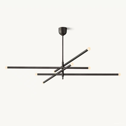 Rovelle Modern Spare Mobile Orb Chandelier 53"