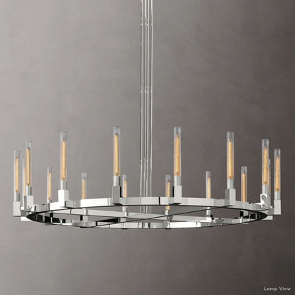 Cannele Beaux Arts Round Chandelier 72"