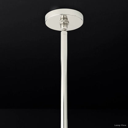 Fontanelle Modernist Glass Round Chandelier 70"