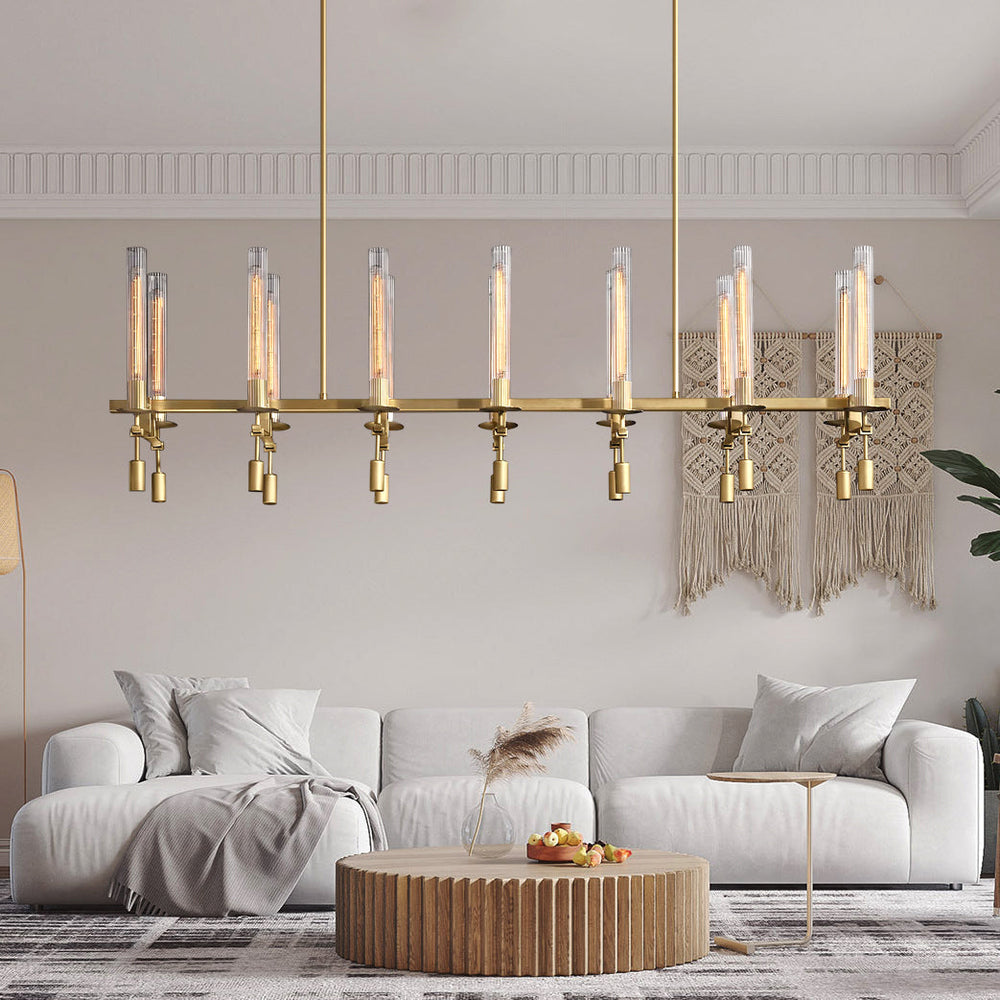 Fontanelle Linear Chandelier 66"