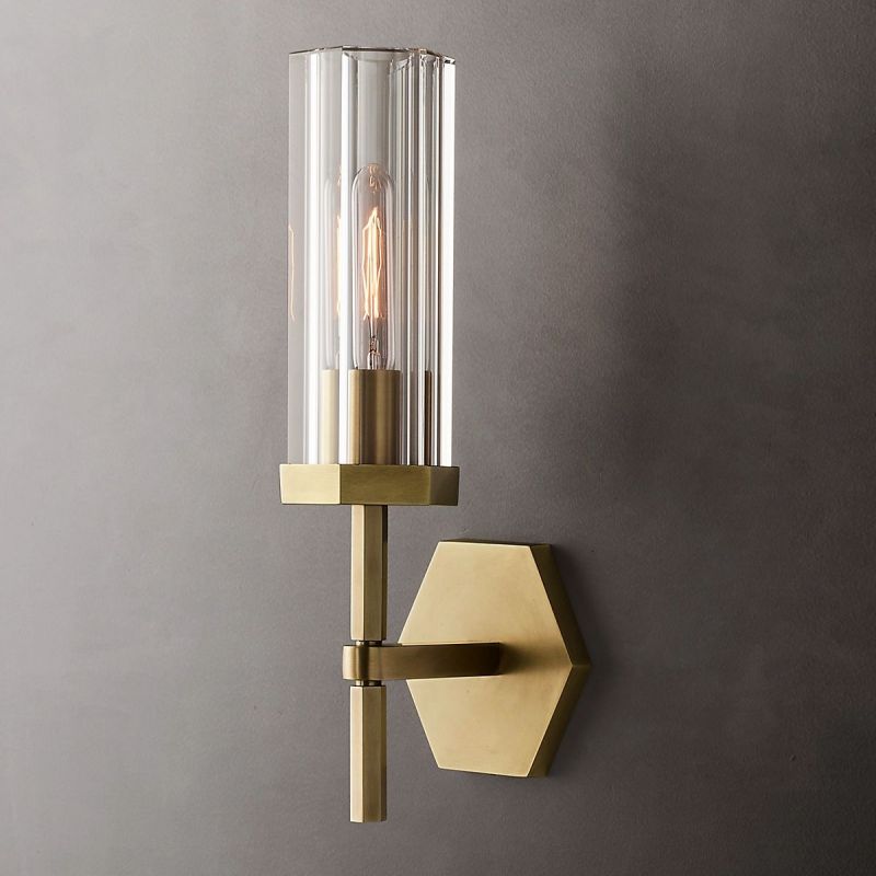 Lambert Hexagonal Wall Sconce