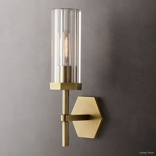 Lambert Hexagonal Shade Wall Sconce