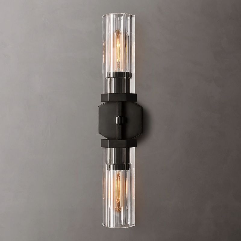 Lambert Hexagonal Double Wall Sconce