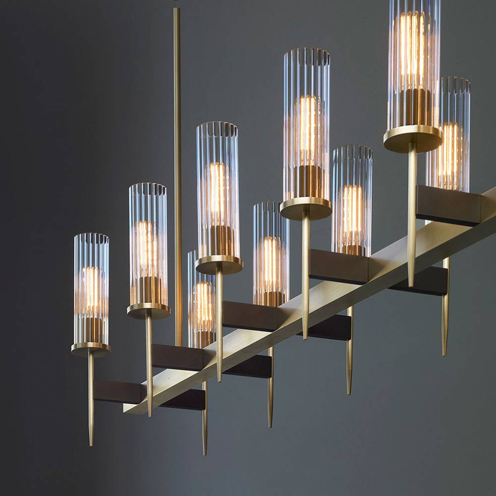 Vallon Linear Chandelier 47"