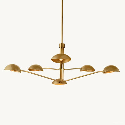 Convessi Flowing Lines Round Chandelier 60"