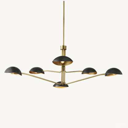 Convessi Flowing Lines Round Chandelier 60"