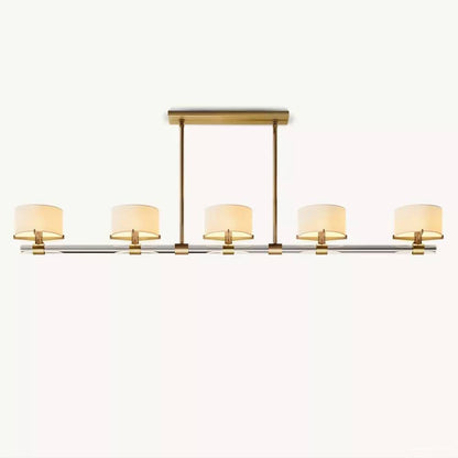 Truman Axis Crystal Linear Chandelier 72"