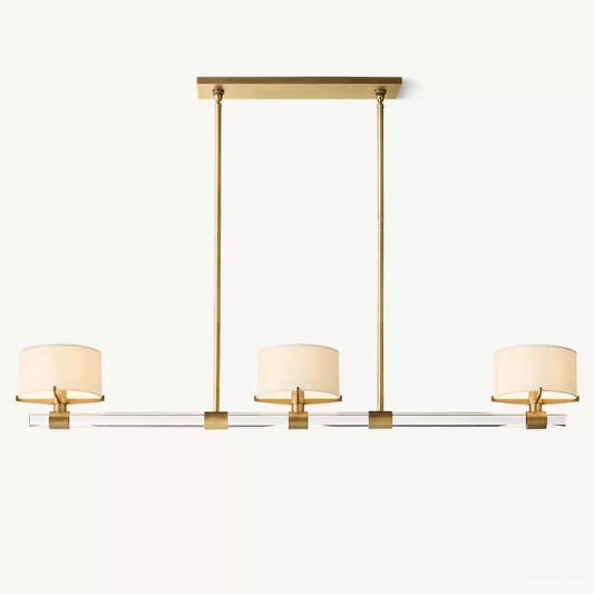 Truman Axis Crystal Linear Chandelier 54"