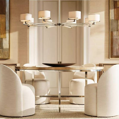 Truman Axis Crystal Round Chandelier 60"