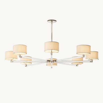 Truman Axis Crystal Round Chandelier 60"