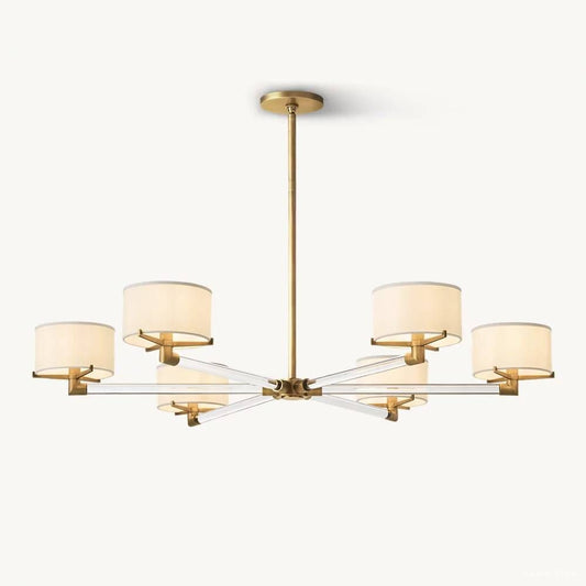 Truman Axis  Crystal Round Chandelier 48"