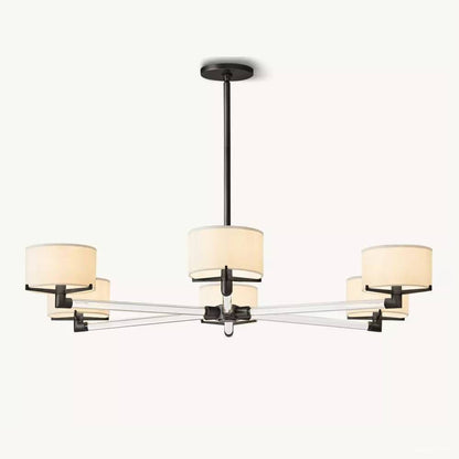 Truman Axis  Crystal Round Chandelier 48"