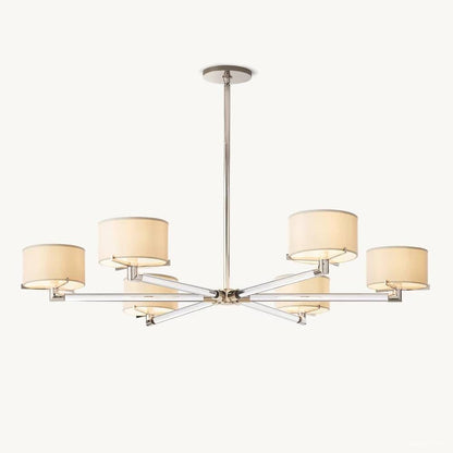 Truman Axis  Crystal Round Chandelier 48"