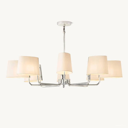 Martineau Conical Linen Round Chandelier 48"