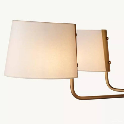 Martineau Conical Linen Linear Chandelier 72"