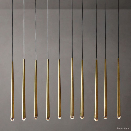 Aquitaine Conical Form Linear Chandelier 48"