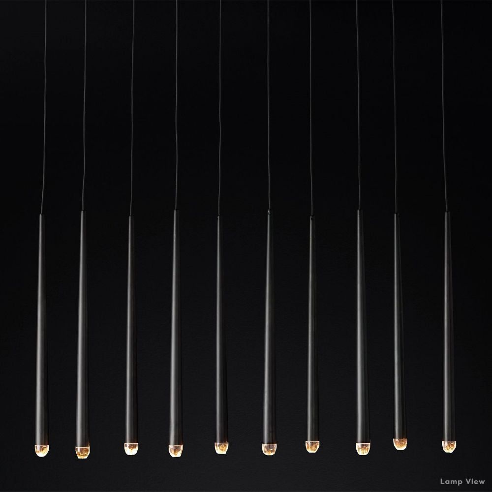 Aquitaine Conical Form Linear Chandelier 48"