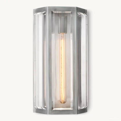 Chevalier Bordered Crystal Wall Sconce