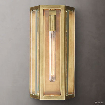 Chevalier Bordered Crystal Wall Sconce