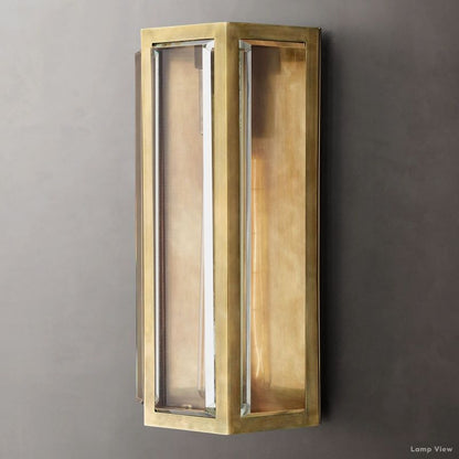 Chevalier Bordered Crystal Wall Sconce