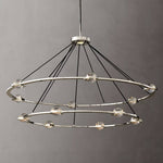 Eclatant Two-Tier Round Chandelier 60"