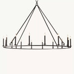 Carrick Round Chandelier 72"