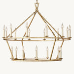 Carrick Two-Tier Round Chandelier 40"