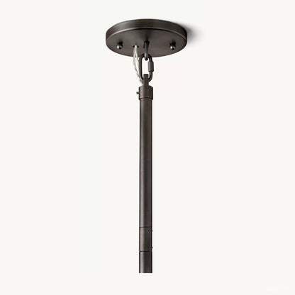 Cielo Ridged Glass Three-Tier Round Chandelier 48"