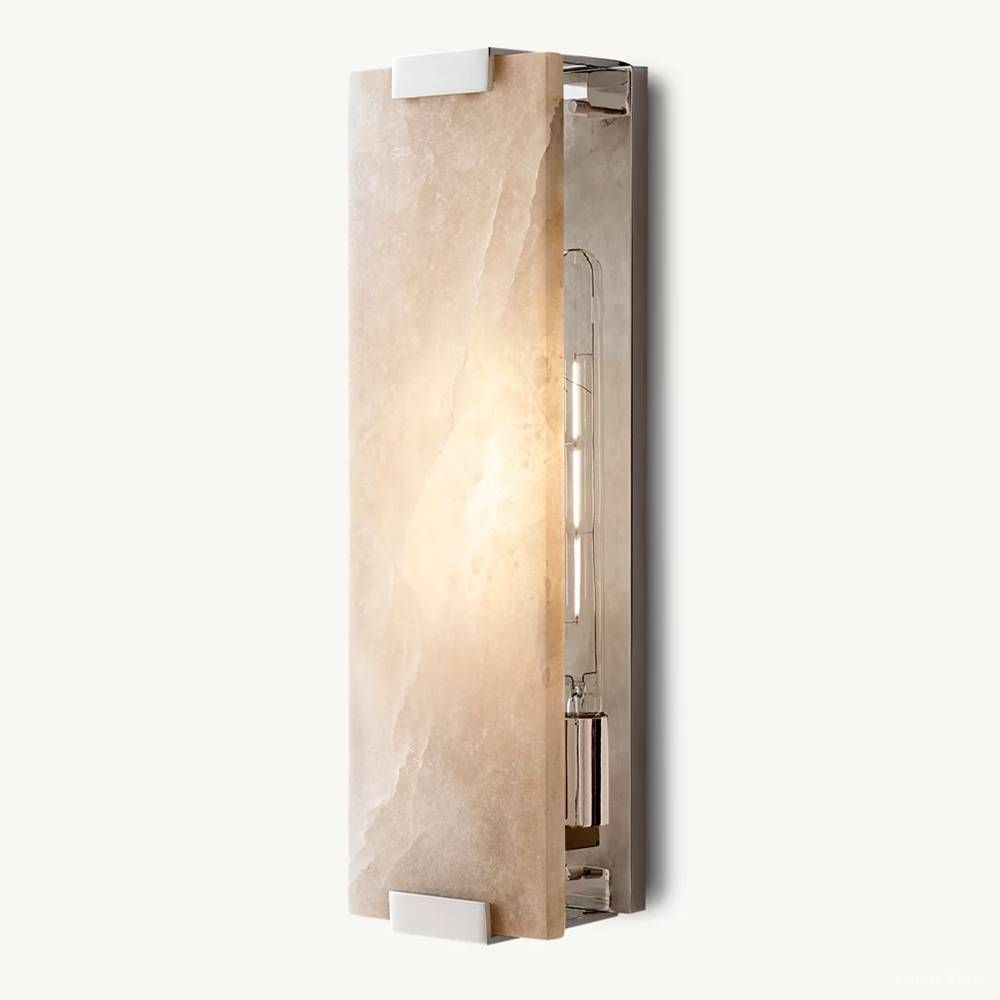 Berina Alabaster Planar Wall Sconce