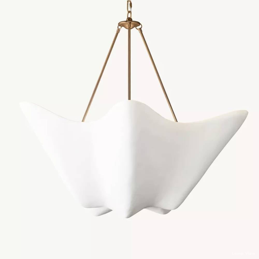 Arceneaux Plaster Contoured Pendant Light