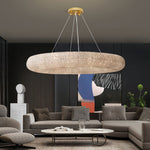 Halo Crystal Round Chandelier 72"