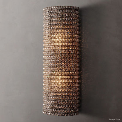 Halo Granular Crystal Wall Sconce