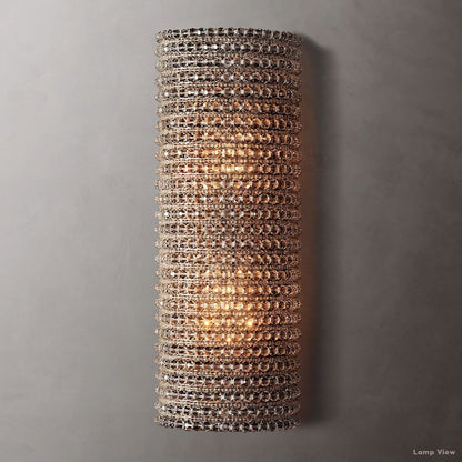 Halo Granular Crystal Wall Sconce