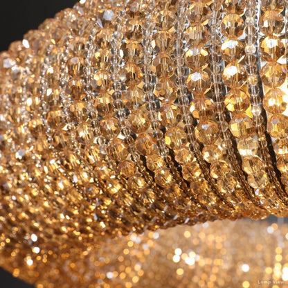 Halo Granular Crystal Wall Sconce