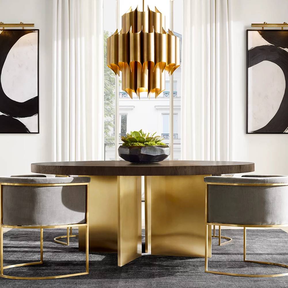 Cathedral Round Chandelier 24"