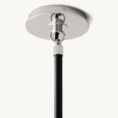 Bistro Node Globe Glass Chandelier 34"