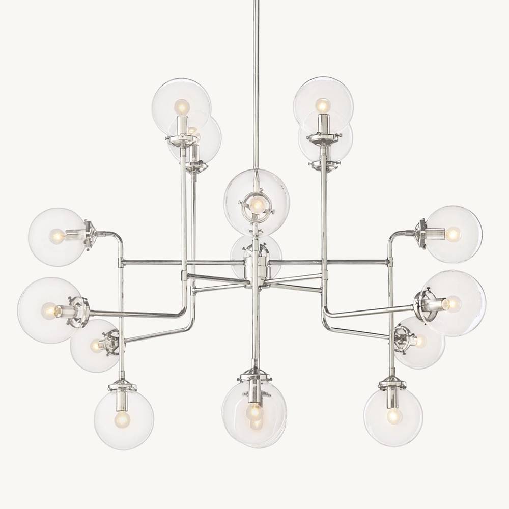 Bistro Globe Chandelier 56"