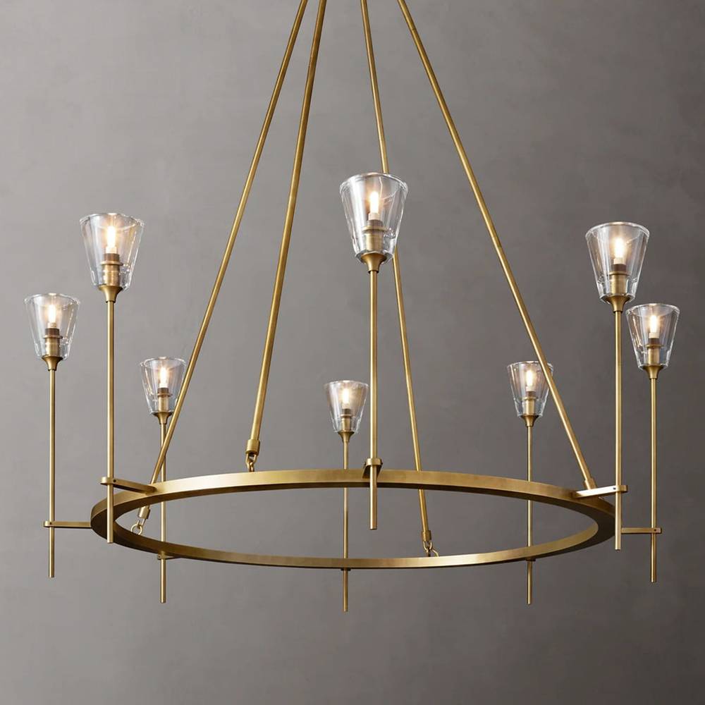 Torche Round Chandelier 46"