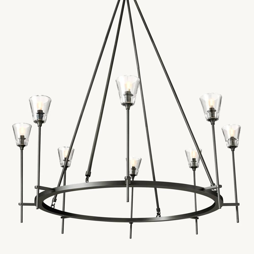 Torche Round Chandelier 46"