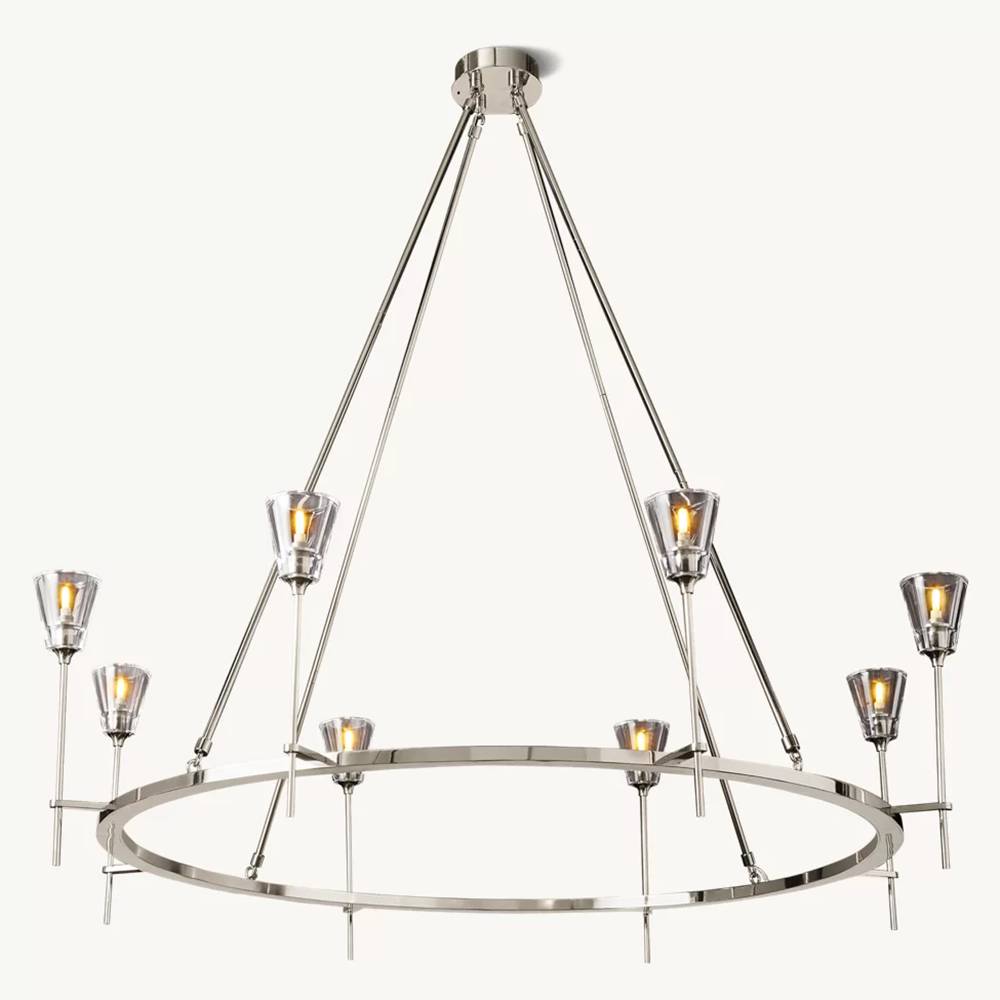Torche Round Chandelier 58"