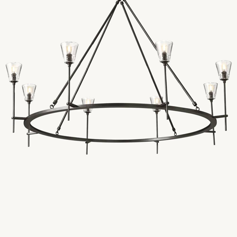 Torche Round Chandelier 58"