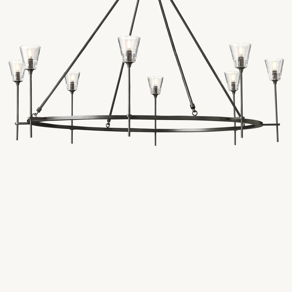 Torche Round Chandelier 58"