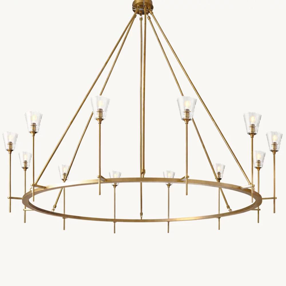 Torche Round Chandelier 70"