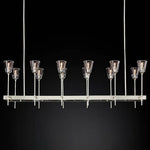 Torche Rectangular Chandelier 54"