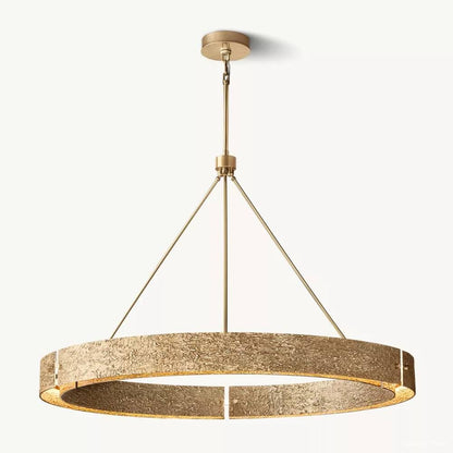 Vouvray Cast Surface Round Chandelier 60"