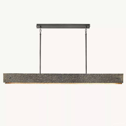 Vouvray Cast Surface Linear Chandelier 72"